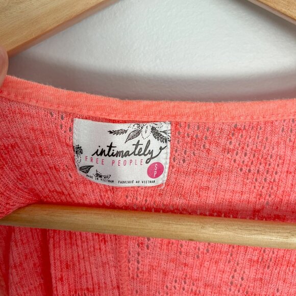 Free People Intimately Pointelle Henley Racer Tank - Picture 3 of 10